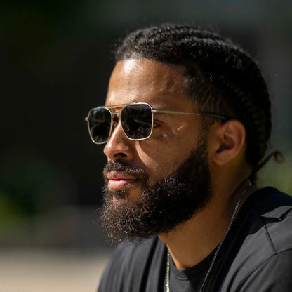 The Langley Sunglasses - Silver Smoke