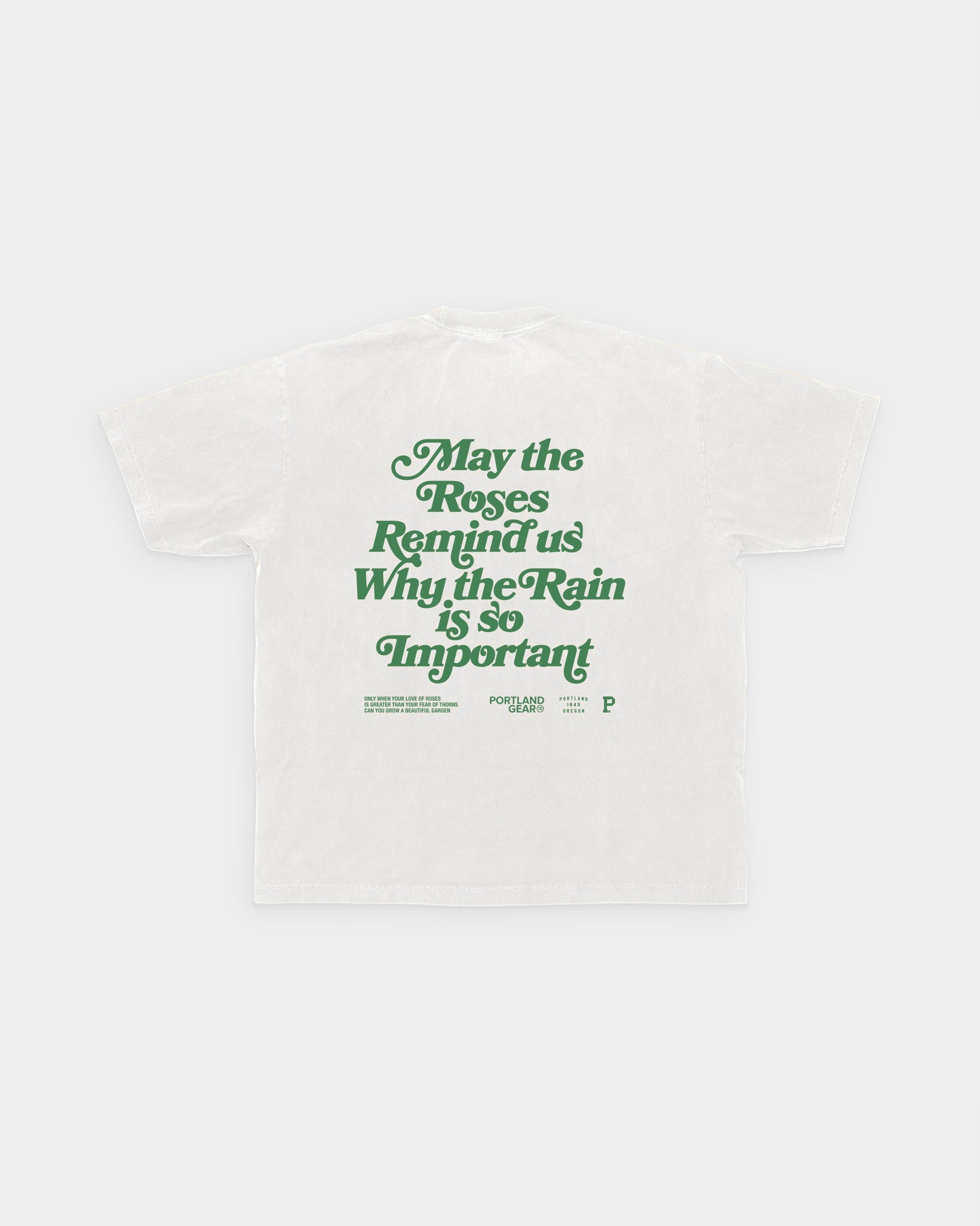 All-American Slogan Tee - Cement