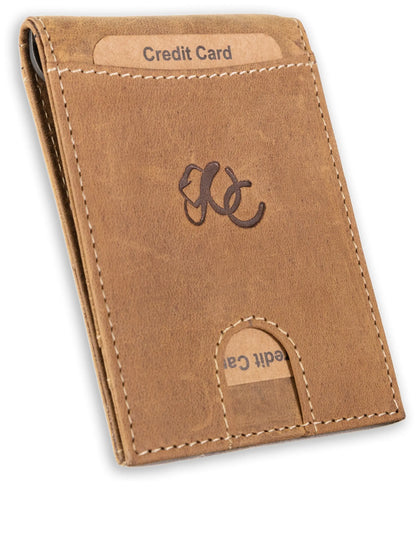 Leather Money Clip Bifold