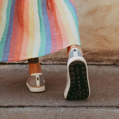 Grounding  Slip-On Shoes • Grey Bamboo Knit