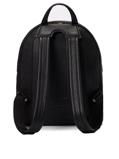 Lightweight Leather Zipper Backpack