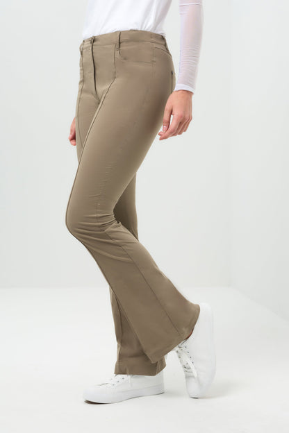 Katya Ultralight Flare Pant with Pintucking