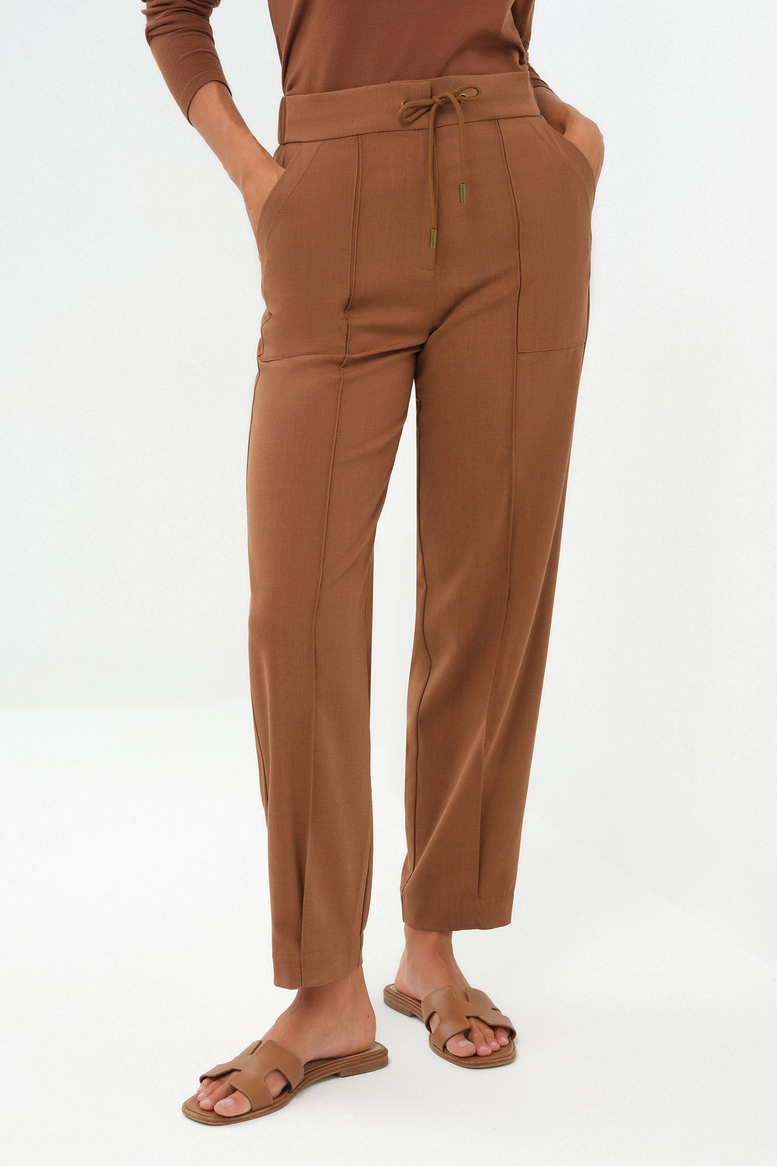 Noria Fluid Woven Pant with Fly-Front & Drawcord