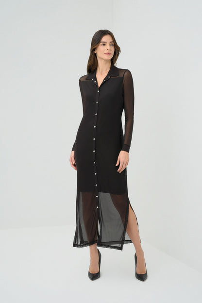 Colette Mesh Overlay Dress