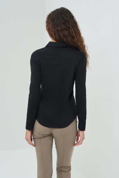 Nikki Longsleeve Pique Shirt
