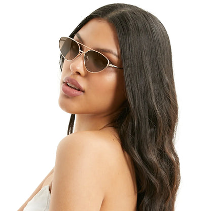 Lucky Star Sunglasses - Faded Brown & Gold