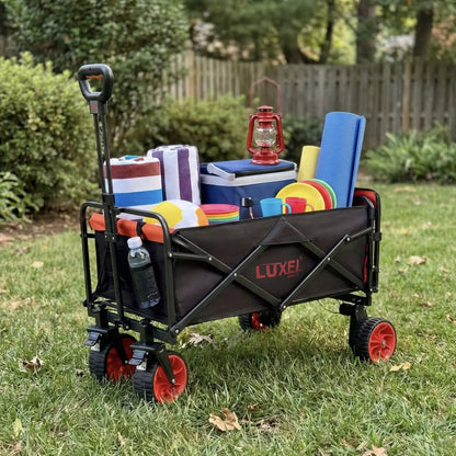 Compact Electric Camping Cart – Dual Motor & Foldable Design