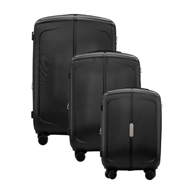 Mateo Expandable 3 Piece Spinner Luggage Set with Lock