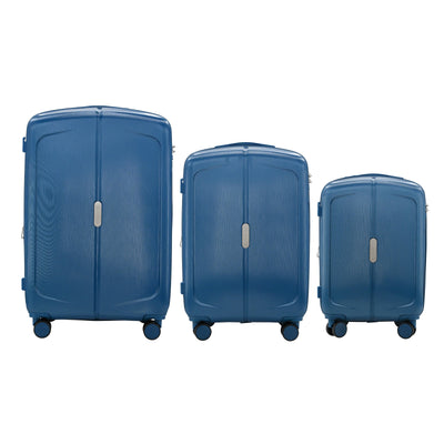 Mateo Expandable 3 Piece Spinner Luggage Set with Lock