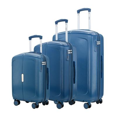 Mateo Expandable 3 Piece Spinner Luggage Set with Lock