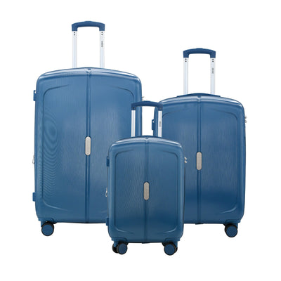 Mateo Expandable 3 Piece Spinner Luggage Set with Lock
