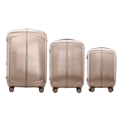 Mateo Expandable 3 Piece Spinner Luggage Set with Lock