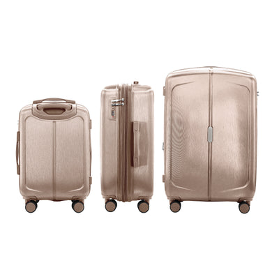 Mateo Expandable 3 Piece Spinner Luggage Set with Lock
