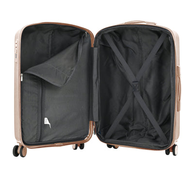 Mateo Expandable 3 Piece Spinner Luggage Set with Lock