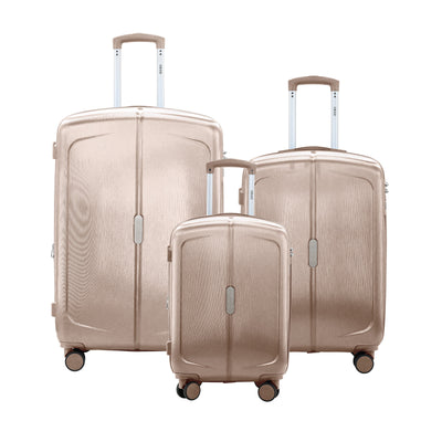 Mateo Expandable 3 Piece Spinner Luggage Set with Lock
