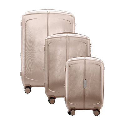 Mateo Expandable 3 Piece Spinner Luggage Set with Lock