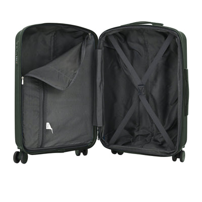 Mateo Expandable 3 Piece Spinner Luggage Set with Lock
