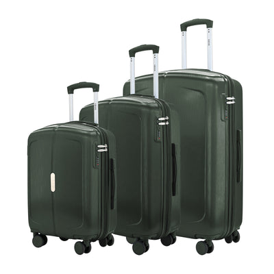 Mateo Expandable 3 Piece Spinner Luggage Set with Lock