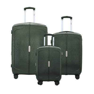 Mateo Expandable 3 Piece Spinner Luggage Set with Lock