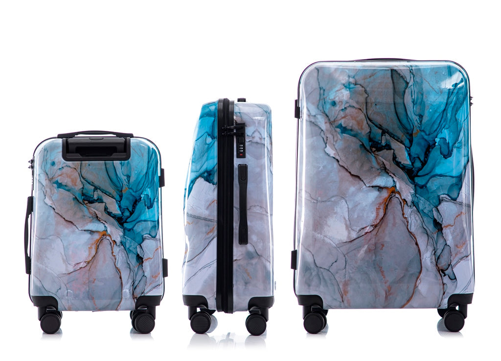 Meteor 3 Piece Luggage Set with TSA Lock