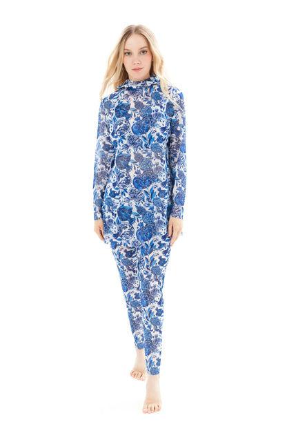 Pomegranate Burkini with or without Hood