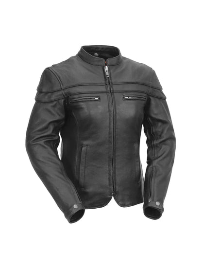 Maiden - Women's Motorcycle Leather Jacket