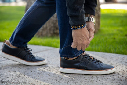 Classic Walker Grounding Shoes • Black Leather