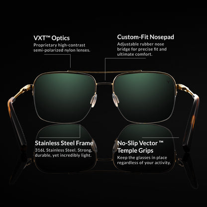 The Marshall Sunglasses - Gold