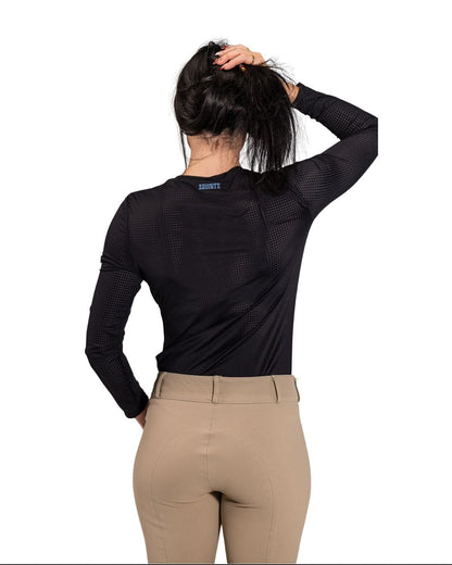 Maxine Comfort Casual Mock Neck Top