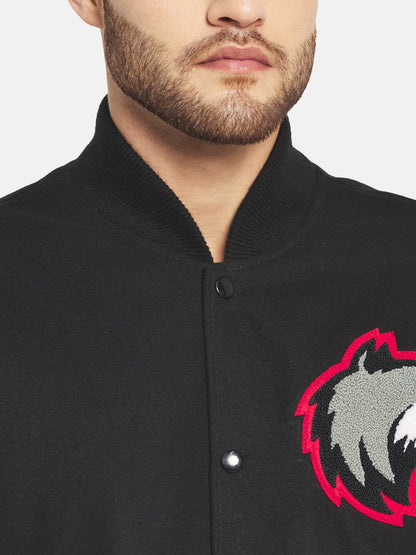 Black Wolf Varsity Jacket