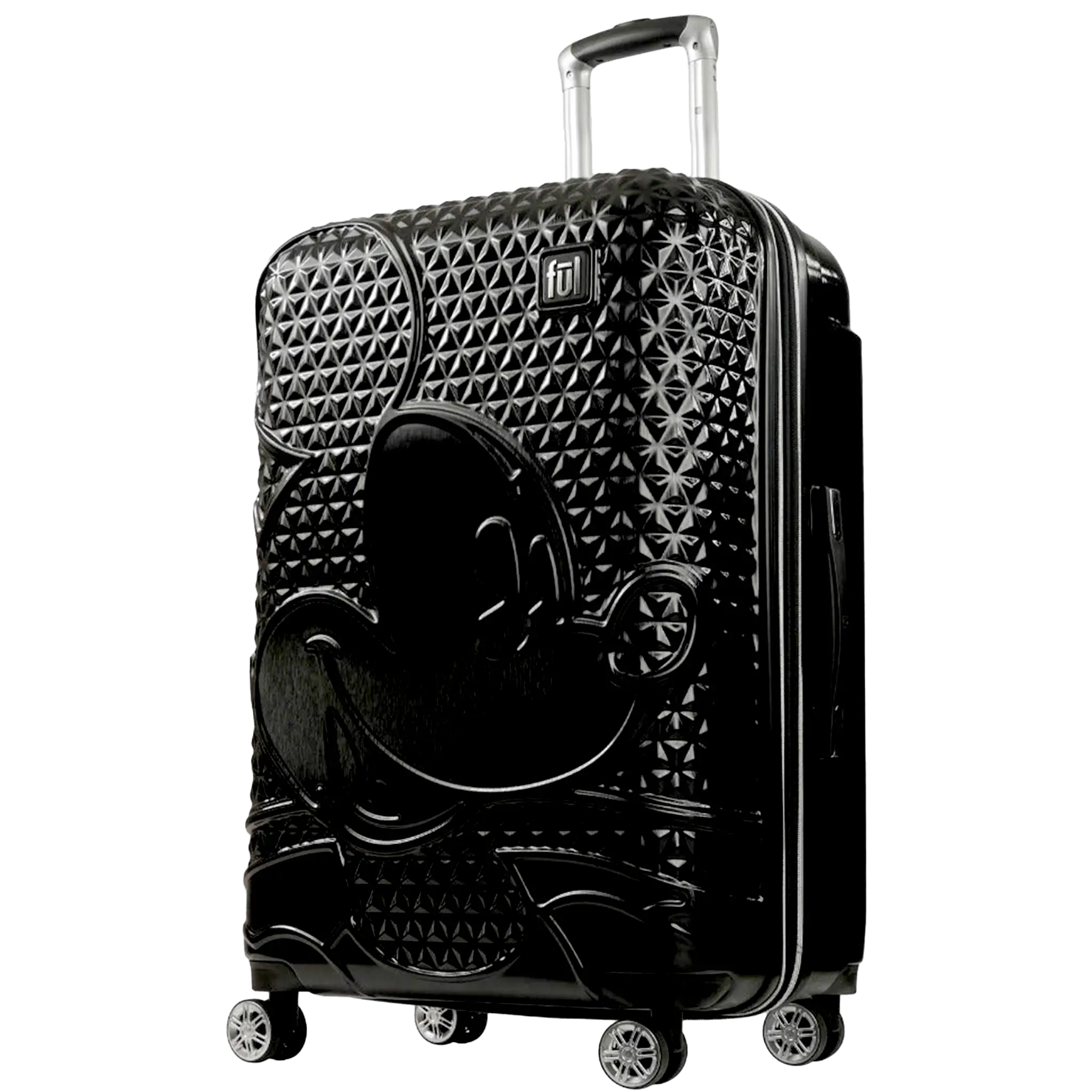 Mickey Mouse Rolling Luggage FŪL Disney Suitcase 30" Black