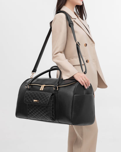 Monaco Travel Bag | Ebony Black