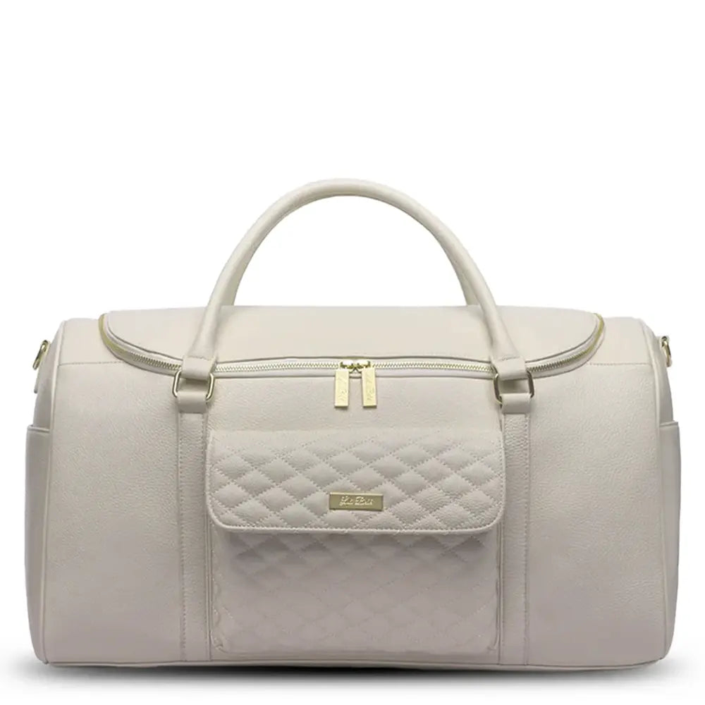 Monaco Travel Duffel Bag | Pearl White