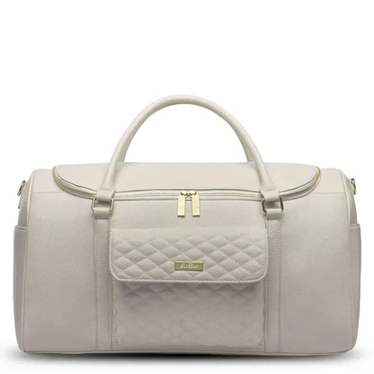 Monaco Travel Duffel Bag | Pearl White
