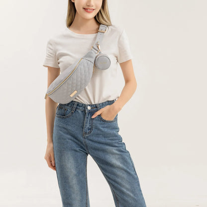 Monaco Sling Bag | Stone Grey