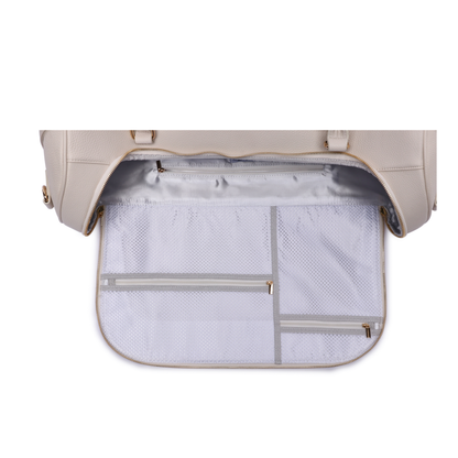 Monaco Travel Bag | Pearl White