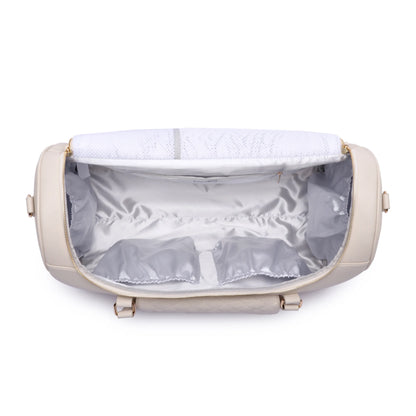 Monaco Travel Duffel Bag | Pearl White