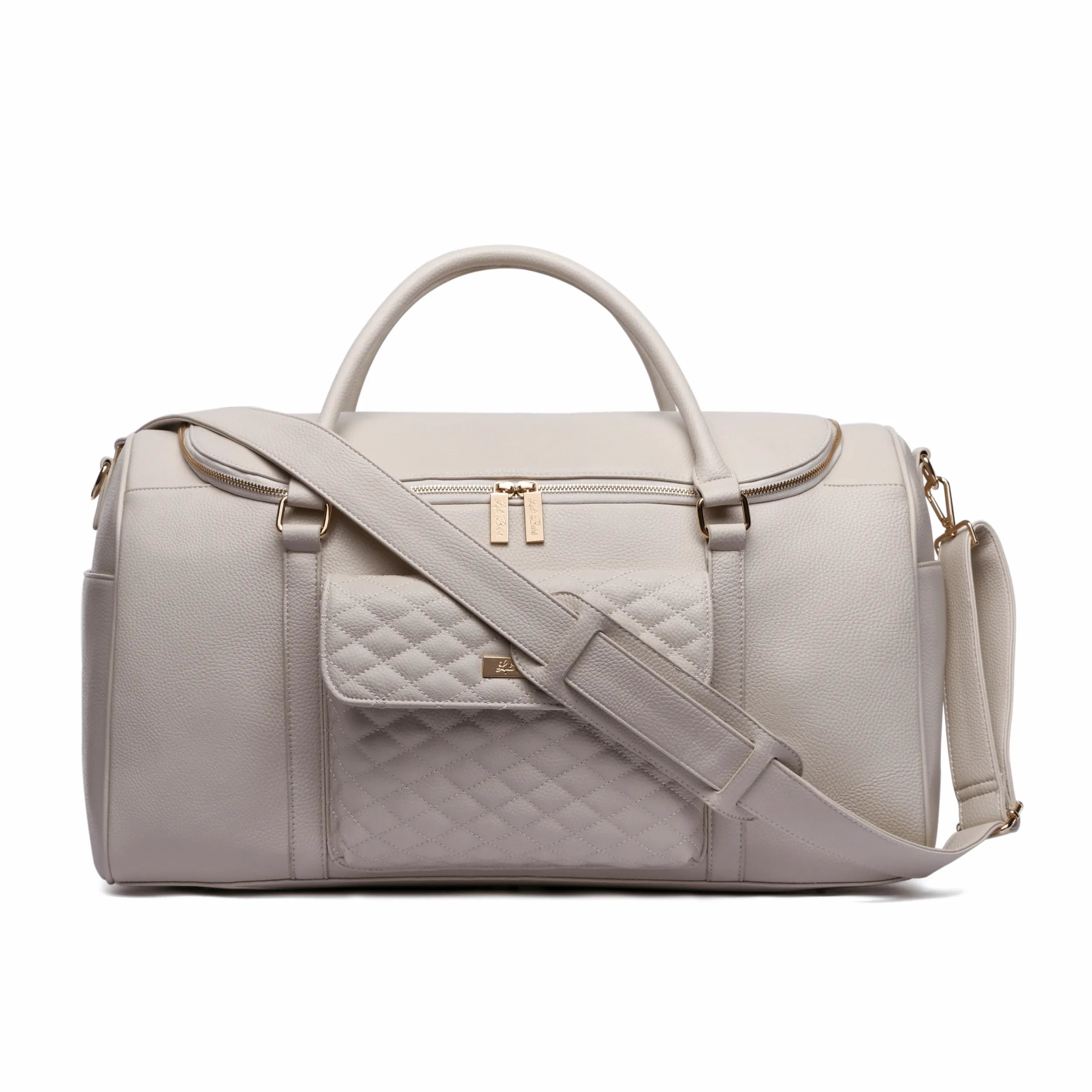 Monaco Travel Duffel Bag | Pearl White