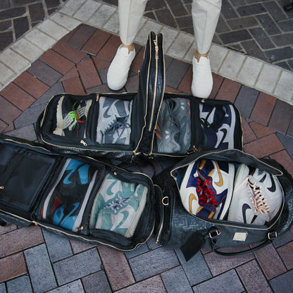 Monogram Leather 3 Bag Set (Signature Backpack, Commuter and Duffle Bag)