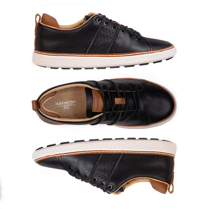 Classic Walker Grounding Shoes • Black Leather