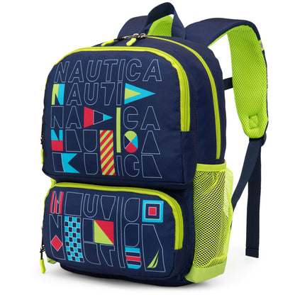 Mochila para niños para la escuela | Banderas | 16" de alto