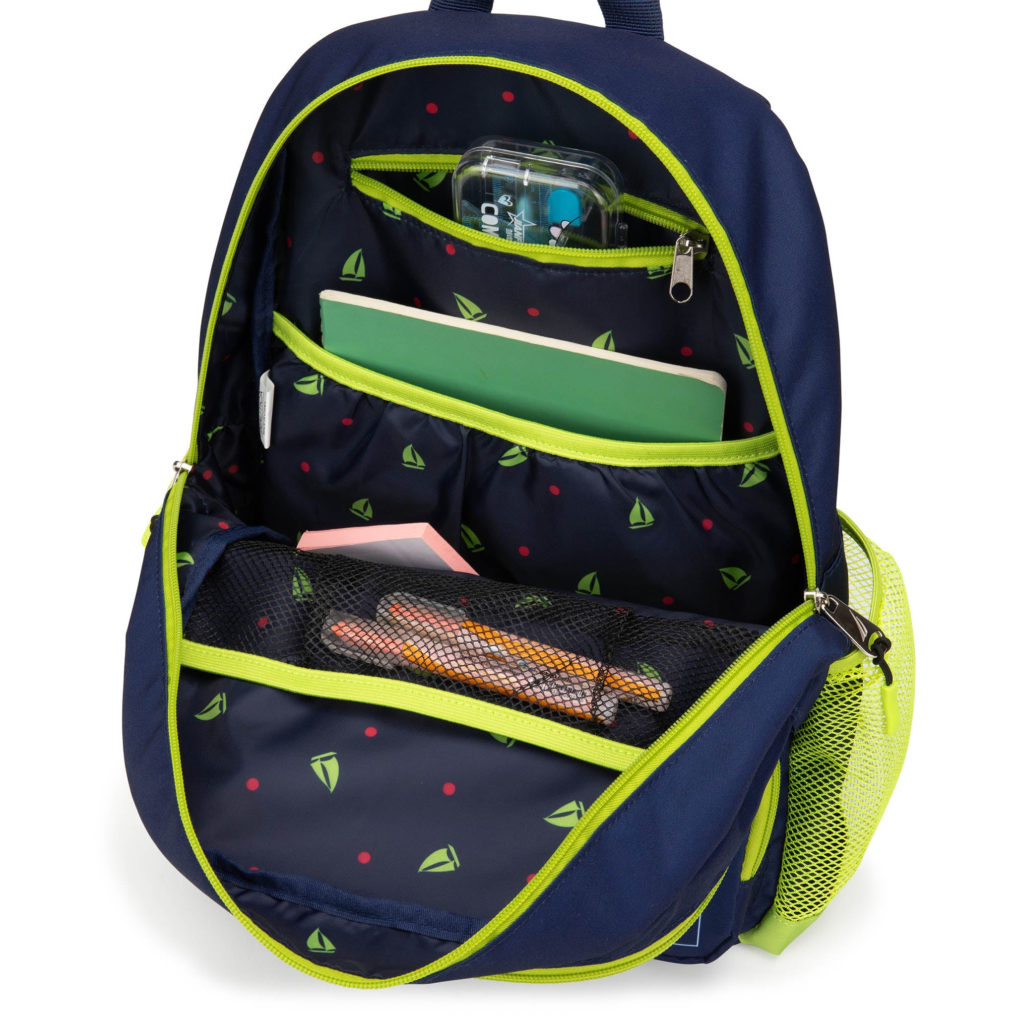 Mochila para niños para la escuela | Banderas | 16" de alto