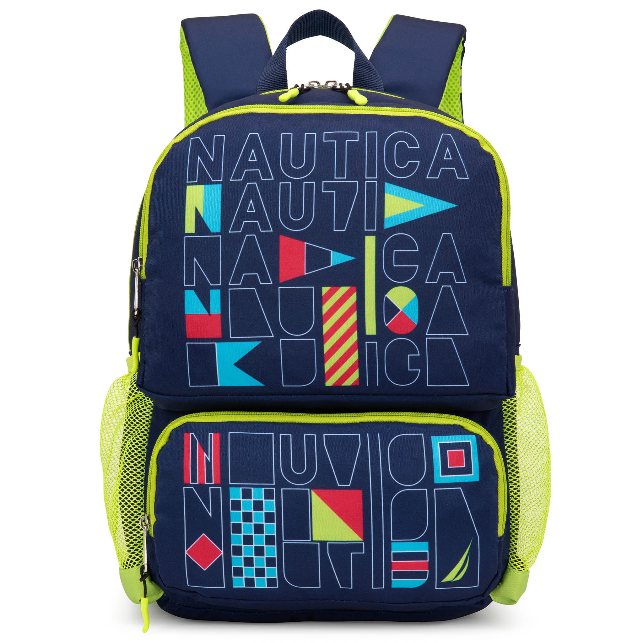 Mochila para niños para la escuela | Banderas | 16" de alto