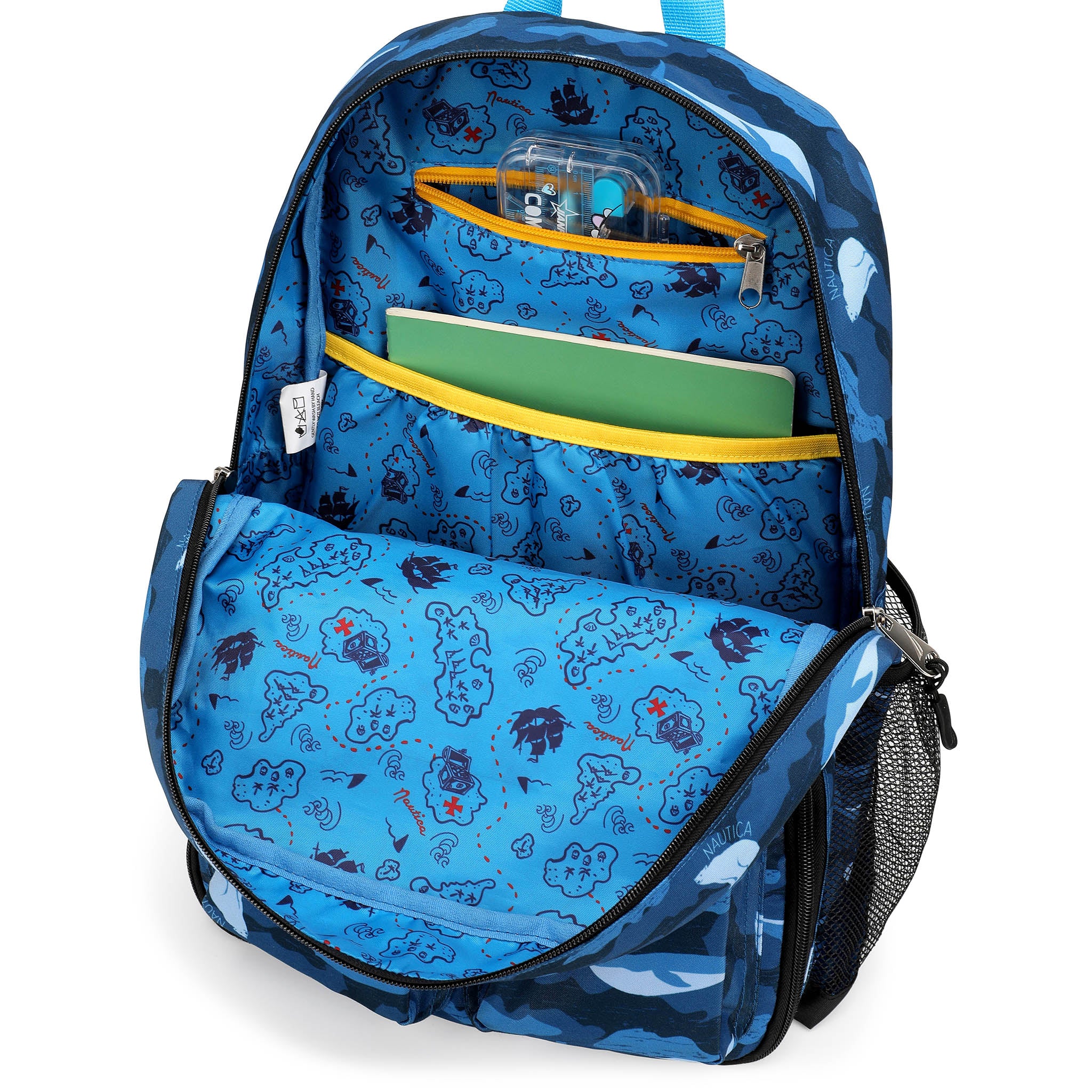 Mochila para niños para la escuela | Camuflaje polar | 16" de alto