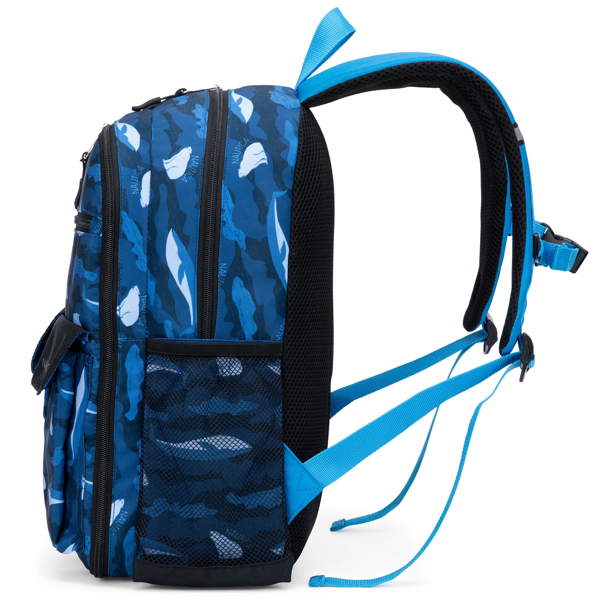 Mochila para niños para la escuela | Camuflaje polar | 16" de alto