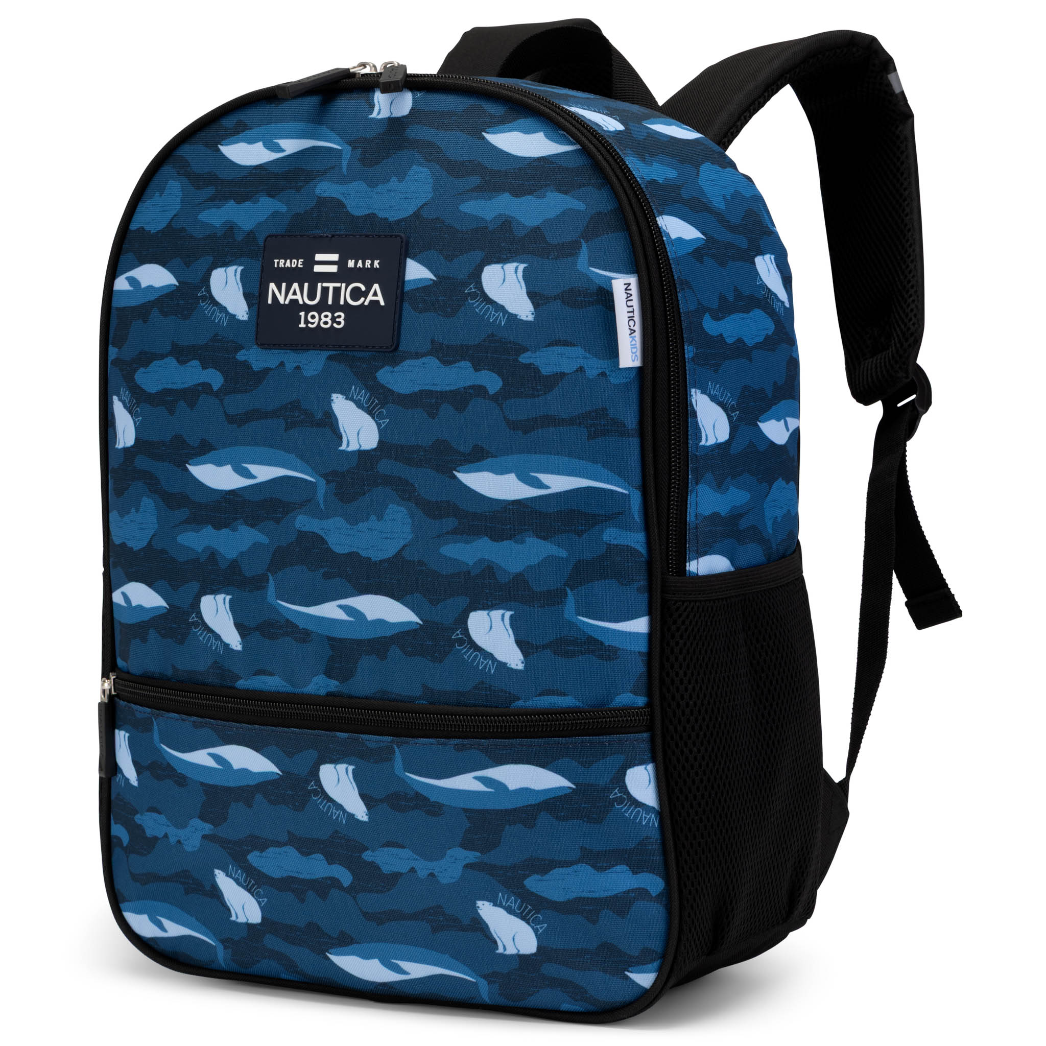 Back to Basics Cushioned Kids Backpack | Polar Camo | 16" Tall