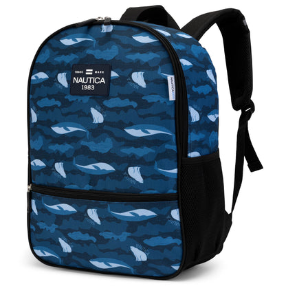 Back to Basics Cushioned Kids Backpack | Polar Camo | 16" Tall