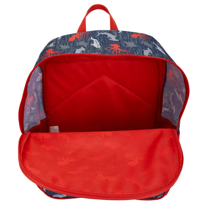 Back to Basics Cushioned Kids Backpack | Red Octopus | 16" Tall