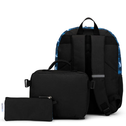 Back to Basics Cushioned Kids 3-Piece Backpack Set | Polar Camo