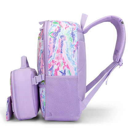 Back to Basics Cushioned Kids 3-Piece Backpack Set | Pastel Shell